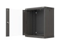 LANBERG SZAFA INSTALACYJNA RACK WISZĄCA 19" 12U 540X350 CZARNA DRZWI PRZESZKLONE (FLAT PACK) - 2858635