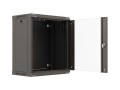 LANBERG SZAFA INSTALACYJNA RACK WISZĄCA 19" 12U 540X350 CZARNA DRZWI PRZESZKLONE (FLAT PACK) - 2858628
