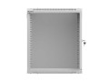 LANBERG SZAFA INSTALACYJNA RACK WISZĄCA 19" 12U 540X350 CZARNA SZARA PRZESZKLONE (FLAT PACK) - 2858638