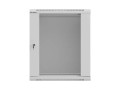 LANBERG SZAFA INSTALACYJNA RACK WISZĄCA 19" 12U 540X350 CZARNA SZARA PRZESZKLONE (FLAT PACK) - 2858641