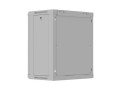 LANBERG SZAFA INSTALACYJNA RACK WISZĄCA 19" 12U 540X350 CZARNA SZARA PRZESZKLONE (FLAT PACK) - 2858644