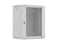 LANBERG SZAFA INSTALACYJNA RACK WISZĄCA 19" 12U 540X350 CZARNA SZARA PRZESZKLONE (FLAT PACK) - 2858646