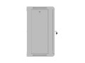 LANBERG SZAFA INSTALACYJNA RACK WISZĄCA 19" 12U 540X350 CZARNA SZARA PRZESZKLONE (FLAT PACK) - 2858647