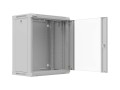 LANBERG SZAFA INSTALACYJNA RACK WISZĄCA 19" 12U 540X350 CZARNA SZARA PRZESZKLONE (FLAT PACK) - 2858649