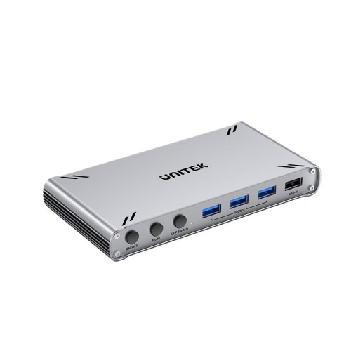 UNITEK PRZEŁĄCZNIK KVM USB-C 10GBPS Z HDMI Z TRANSFEREM PLIKÓW MIĘDZY SYSTEMAMI - 2845549