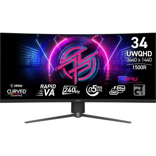 MSI Monitor 34" MPG 346CQRF X24 WQHD 240Hz - 2861302