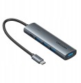 Hub 5w1 USB-C 3.0 Vention 0.15m - 2845990