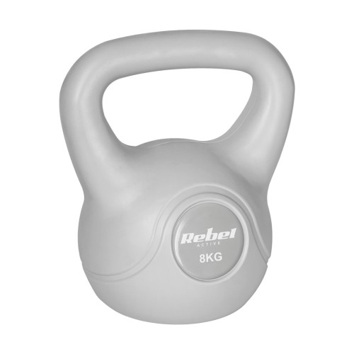 REBEL ACTIVE KETTLEBELL BITUMICZNY 8 KG RBA-2322G-08 SZARY - 2862042