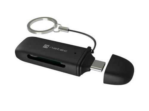 Czytnik kart Natec Scarab C SD/Micro SD USB 3.2. Gen 1 czarny - 2871603