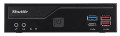 Shuttle DH770 komputer typu barebone Wielkość PC 1.35L Czarny Intel H770 LGA 1700 - 2876697