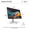MONITOR HP LED 23,8”S7 Pro 724pf (8X530AA) 100Hz - 2877770