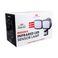 MACLEAN ŚCIENNA LAMPA LED, Z CZUJNIKIEM PIR, 20W, 1500LM, IP65, NEUTRAL WHITE 4000K, CZARNA MCE524 B - 2878201