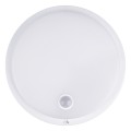 MACLEAN LAMPA LED Z CZUJNIKIEM RUCHU, CZUJNIK PIR, KOLOR BIAŁY, 10W, IP65, 1000LM, BARWA NEUTRALNA MCE525 W - 2878208