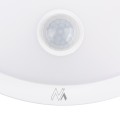 MACLEAN LAMPA LED Z CZUJNIKIEM RUCHU, CZUJNIK PIR, KOLOR BIAŁY, 10W, IP65, 1000LM, BARWA NEUTRALNA MCE525 W - 2878211