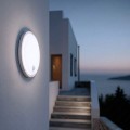 MACLEAN LAMPA LED Z CZUJNIKIEM RUCHU, CZUJNIK PIR, KOLOR BIAŁY, 10W, IP65, 1000LM, BARWA NEUTRALNA MCE525 W - 2878216
