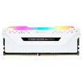 Corsair Vengeance RGB PRO - DDR4 - Zestaw - 32 GB: 2 x 16 GB - DIMM 288-PIN - 3200 MHz / PC4-25600 - CL16 - 1.35 V - niebuforowany - bez ECC - biały - 2838138