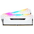 Corsair Vengeance RGB PRO - DDR4 - Zestaw - 32 GB: 2 x 16 GB - DIMM 288-PIN - 3200 MHz / PC4-25600 - CL16 - 1.35 V - niebuforowany - bez ECC - biały - 2838139