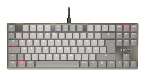 Przewodowa mechaniczna klawiatura CHERRY TAS KC 500 MX LP 2.0 Ivory z layoutem DE - 2878532