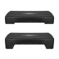 REBEL ACTIVE STEP DO AEROBIKU I ĆWICZEŃ FITNESS, 2 STOPNIE, 68CM, CZARNY RBA-3228-BK - 2879252