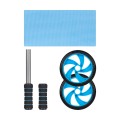 REBEL ACTIVE KÓŁKO PODWÓJNE, ROLLER DO ĆWICZEŃ MIĘŚNI BRZUCHA AB WHEEL AB-2 RBA-3061 - 2879351