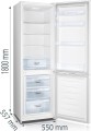 Chłodziarko-zamrażarka GORENJE RK4182PW4 (WYPRZEDAŻ) - 2881939