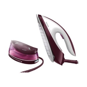 Philips GC7842/40 stacja parowa 2400 W 1,5 l Stopa SteamGlide Plus Fioletowy, Biały