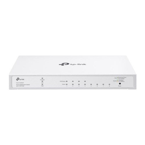 TP-Link FESTA FS308GP przełącznik sieciowy Zarządzany Gigabit Ethernet (10/100/1000) Obsługa PoE Biały - 2883777