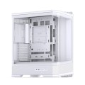 Obudowa PC Jonsbo D400, Midi Tower, ATX, Szkło Hartowane - biała - 2885608