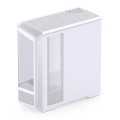 Obudowa PC Jonsbo D400, Midi Tower, ATX, Szkło Hartowane - biała - 2885599