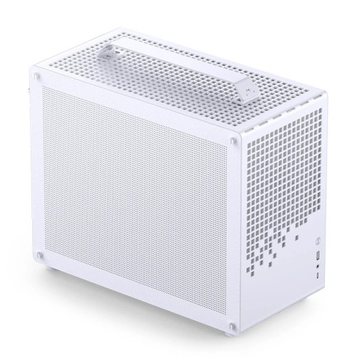 Obudowa Jonsplus Z20 GEJP-023 Mesh PC, Mini Tower, Micro-ATX, z uchwytem do przenoszenia - biała - 2885643