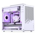 Obudowa Jonsplus Z20 GEJP-023 Mesh PC, Mini Tower, Micro-ATX, z uchwytem do przenoszenia - biała - 2885648