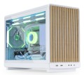 Obudowa PC Lian Li DAN A3-mATX Wood Edition, Szkło hartowane, Micro-ATX - Buk, biała - 2885657