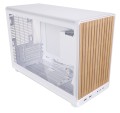 Obudowa PC Lian Li DAN A3-mATX Wood Edition, Szkło hartowane, Micro-ATX - Buk, biała - 2885654