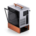 Obudowa PC Jonsbo T7, Midi-Tower, mATX, Szkło Hartowane - srebrne - 2885700
