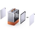 Obudowa PC Jonsbo T7, Midi-Tower, mATX, Szkło Hartowane - srebrne - 2885679