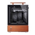 Obudowa PC Jonsbo T7, Midi-Tower, mATX, Szkło Hartowane - srebrne - 2885701