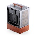 Obudowa PC Jonsbo T7, Midi-Tower, mATX, Szkło Hartowane - srebrne - 2885691