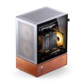 Obudowa PC Jonsbo T7, Midi-Tower, mATX, Szkło Hartowane - srebrne - 2885682