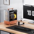 Obudowa PC Jonsbo T7, Midi-Tower, mATX, Szkło Hartowane - srebrne - 2885702