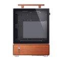Obudowa PC Jonsbo T7, Midi-Tower, mATX, Szkło Hartowane - srebrne - 2885687