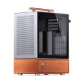 Obudowa PC Jonsbo T7, Midi-Tower, mATX, Szkło Hartowane - srebrne - 2885699
