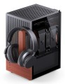 Obudowa Jonsbo T6, Mini-Tower, Mini-ITX, Tempered Glass, Holz - czarna - 2885707
