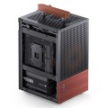 Obudowa Jonsbo T6, Mini-Tower, Mini-ITX, Tempered Glass, Holz - czarna - 2885719