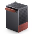 Obudowa Jonsbo T6, Mini-Tower, Mini-ITX, Tempered Glass, Holz - czarna - 2885737