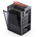 Obudowa Jonsbo T6, Mini-Tower, Mini-ITX, Tempered Glass, Holz - czarna - 2885717