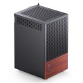 Obudowa Jonsbo T6, Mini-Tower, Mini-ITX, Tempered Glass, Holz - czarna - 2885727