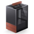 Obudowa Jonsbo T6, Mini-Tower, Mini-ITX, Tempered Glass, Holz - czarna - 2885715
