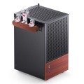 Obudowa Jonsbo T6, Mini-Tower, Mini-ITX, Tempered Glass, Holz - czarna - 2885724