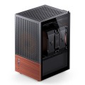 Obudowa Jonsbo T6, Mini-Tower, Mini-ITX, Tempered Glass, Holz - czarna - 2885721