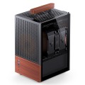 Obudowa Jonsbo T6, Mini-Tower, Mini-ITX, Tempered Glass, Holz - czarna - 2885725